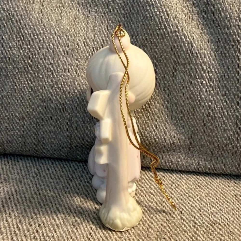 Children's Cream Decorative Hanging Figurine Ornament - Loving Caring Sharing